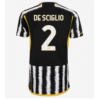 Camisa de Futebol Juventus Mattia De Sciglio #2 Equipamento Principal Mulheres 2023-24 Manga Curta